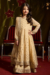 3-PC Embroidered Chiffon Suit CKP-5-182