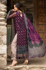 3-PC Unstitched Embroidered Chiffon Collection VSLW6-12 PSOK