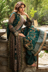 3-PC Unstitched Embroidered Chiffon Collection VSLW6-14 PSOK