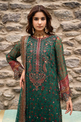 3-PC Unstitched Embroidered Chiffon Collection VSLW6-18 PSOK