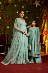 3-PC Embroidered Chiffon Suit CKP-5-185