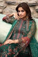 3-PC Unstitched Embroidered Chiffon Collection VSLW6-18 PSOK