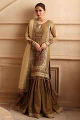 3-PC Stitched Embroidered  Luxury Chiffon  DJW6-06 PSOK