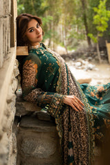 3-PC Unstitched Embroidered Chiffon Collection VSLW6-14 PSOK