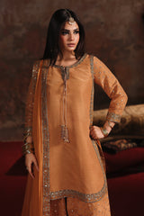 3-PC Embroidered Raw-Silk Suit CMA-5-170