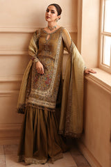 3-PC Stitched Embroidered  Luxury Chiffon  DJW6-06 PSOK