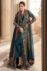 3-PC Stitched Embroidered  Luxury Chiffon  DJW6-05 PSOK