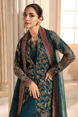 3-PC Stitched Embroidered  Luxury Chiffon  DJW6-05 PSOK