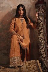 3-PC Embroidered Raw-Silk Suit CMA-5-170